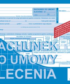 511-3H Rachunek do umowy zlecenia 511-3H