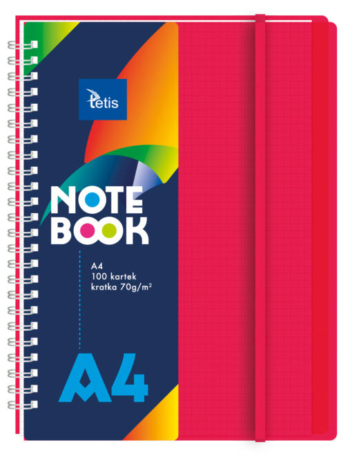 Kołonotatnik KB060 KB060-NKA4 czerwony