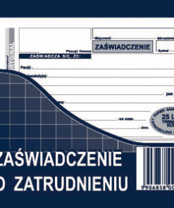 zaświadczenie zatrudnienie praca druczek druk