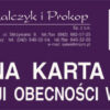 5906858000627 karta ewidencji obecność praca