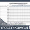 plan urlopów wakacje urlop wniosek pracownik praca