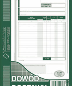 315-3 Dowód dostawy 315-3