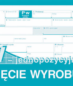 Przyjęcie wyrobu jednopozycyjne 381-8