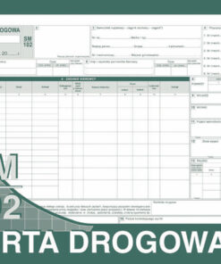 Karta drogowa SM 102 LIST PRZEWOZOWY transport