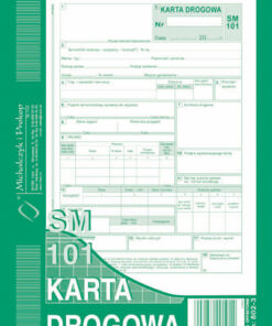 Karta drogowa SM 101 TRANSPORT PRZEWÓZ
