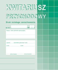 kwitariusz przychód dokument księgowy płatności sklep internetowy