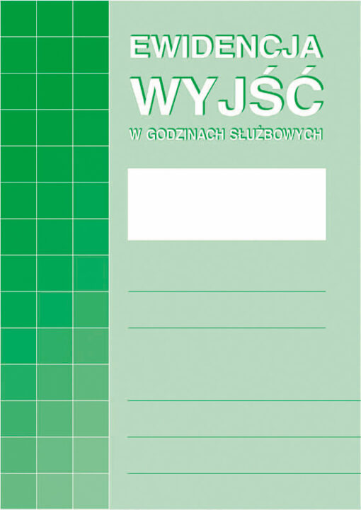 5906858002447 ewidencja wyjście zwolnienie
