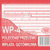 przelew polecenie przelewu WP-4