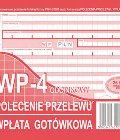 przelew polecenie przelewu WP-4