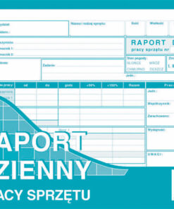 Dzienny raport pracy sprzętu Michalczyk i Prokop sklep internetowy sprzęt raport