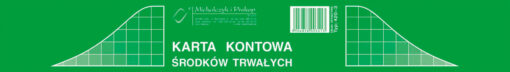 karta kontowa raport środek trwały firma praca rozliczenia