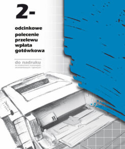 F-110-2 2-odcinkowe polecenie przelewu - wpłata gotówkowa F-110-2