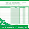 386-1 PZ przyjęcie materiału z zewnątrz 386-1
