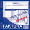 Faktura wielokopia netto druk księgowy