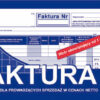 105-8E Faktura wzór pełny dla prowadzących sprzedaż w cenach netto 105-8E