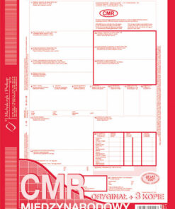 800-1N CMR Międzynarodowy list przewozowy (numerowany) 800-1N