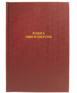 5906858012279 Księga inwentarzowa A4 płotno spis