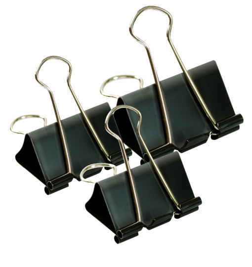 Klipy 15 mm 60 sztuk Tetis spinacz klip clip zapinka żabki