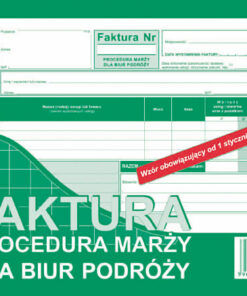 194-3E Faktura procedura marży dla biur podróży 194-3E