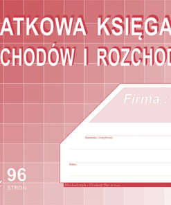 K-2u Podatkowa księga przychodów i rozchodów A4 96str K-2u