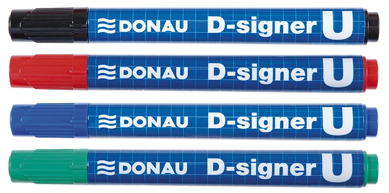 Marker permanentny DONAU D-Signer U, okrągły, 2-4mm (linia) 7371001