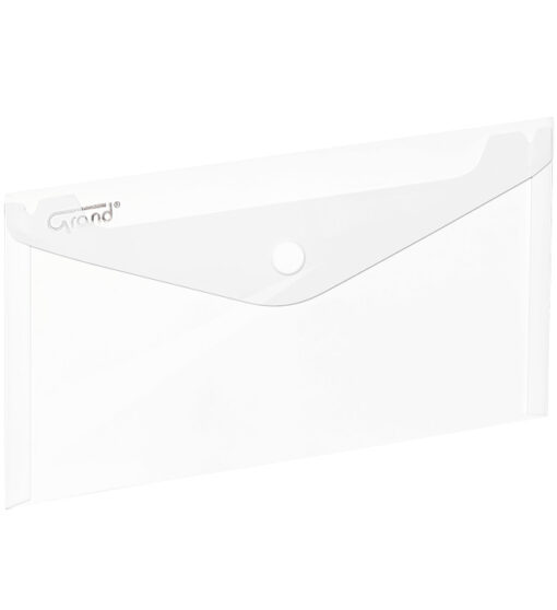 Koperta na zatrzask 225x124mm DL GRAND ZP-046 biała
