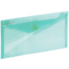 Koperta na zatrzask 225x124mm DL GRAND ZP-046 zielona