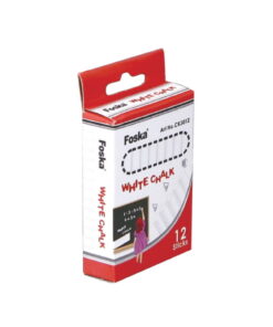 Kreda biała - pudełko 12 sztuk Foska