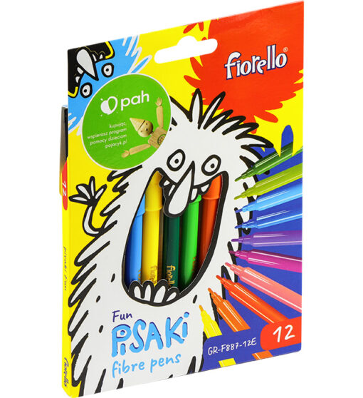 Pisaki Fiorello Fun 12 kol. GR-F887-12E EXTRA