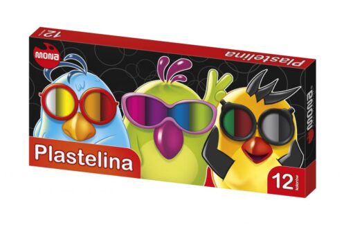 Plastelina 12 kol Mona