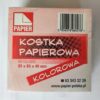 Kostka Papier nieklejona 85x85x40mm, mix kolorów
