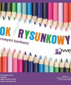 Blok rysunkowy kolorowy a4/20 ark