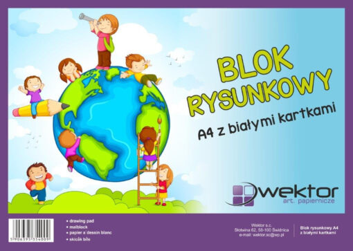Blok rysunkowy a4