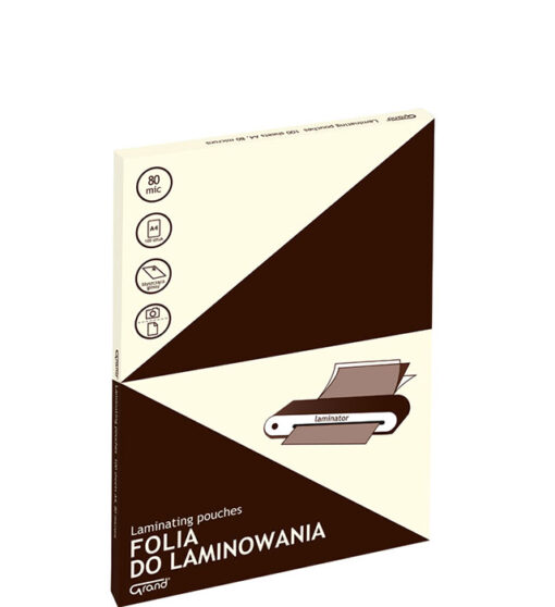 Folia do laminowania Grand A4 80mic