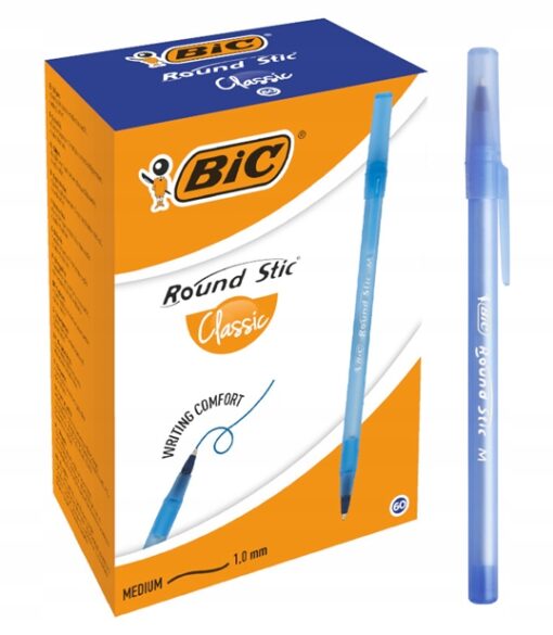 Długopis jednorazowy BIC Round Stic Medium 1.0 niebieski