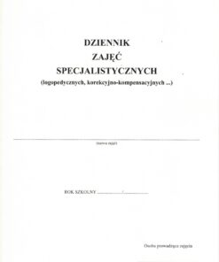Dziennik zajęć specjalistycznych (logopedycznych) /1995