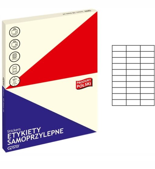 Etykiety samoprzylepne Emerson 70x29,7 mm 3000 szt