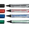Permanentny marker z wodoodpornym, nietoksycznym, szybkoschnącym tuszem . Przeznaczony do pisania po różnych powierzchniach np. papierze, kartonie, metalu, drewnie, szkle i plastiku. Wyposażony w plastikową obudowę oraz skuwkę z krókim klipsem, umożliwiającą wpięcie w kieszeń. Bezpieczny tusz, nie zawiera ksylenu ani toluenu. Końcówka okrągła 1-3 mm.